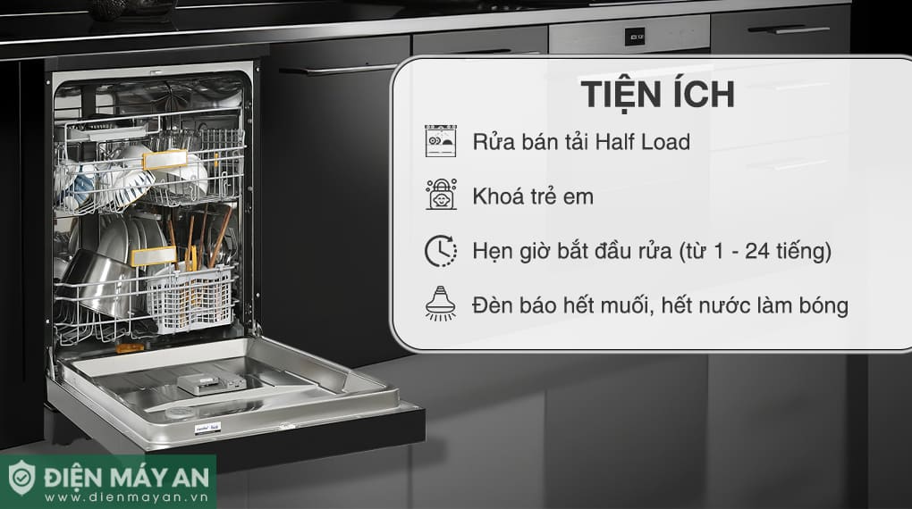 Máy rửa chén bát độc lập Comfee CDWEF1401HB-W-VN